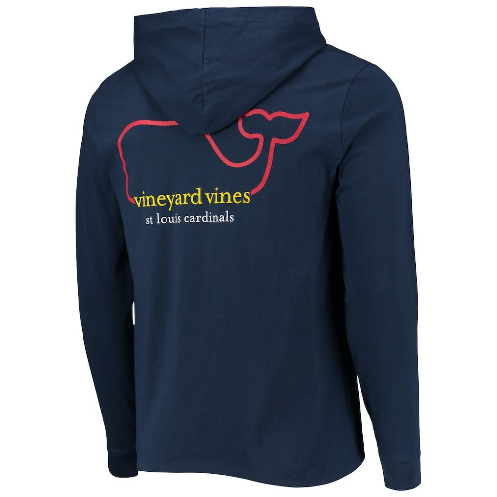 St. Louis Cardinals Vineyard Vines Long Sleeve Hoodie T-Shirt Navy
