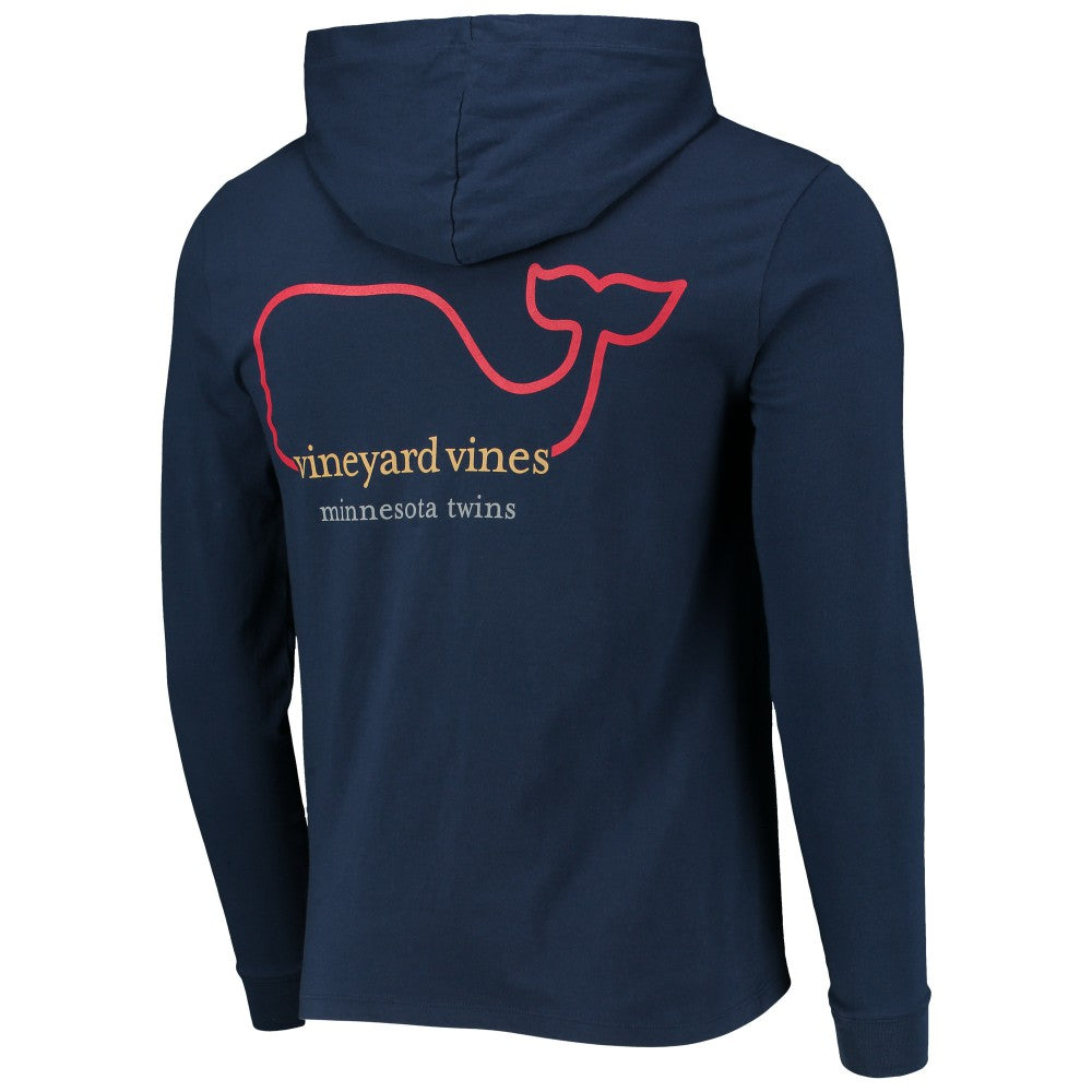 Minnesota Twins Vineyard Vines Long Sleeve Hoodie T-Shirt Navy