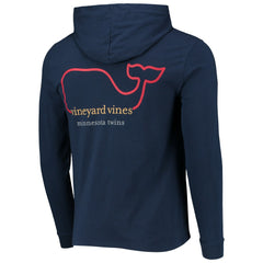 Minnesota Twins Vineyard Vines Long Sleeve Hoodie T-Shirt Navy