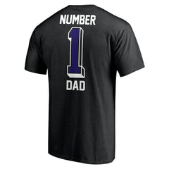 Baltimore Ravens Number One Dad T-Shirt - Black for sale