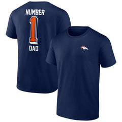 Denver Broncos Number One Dad T-Shirt - Navy cheap