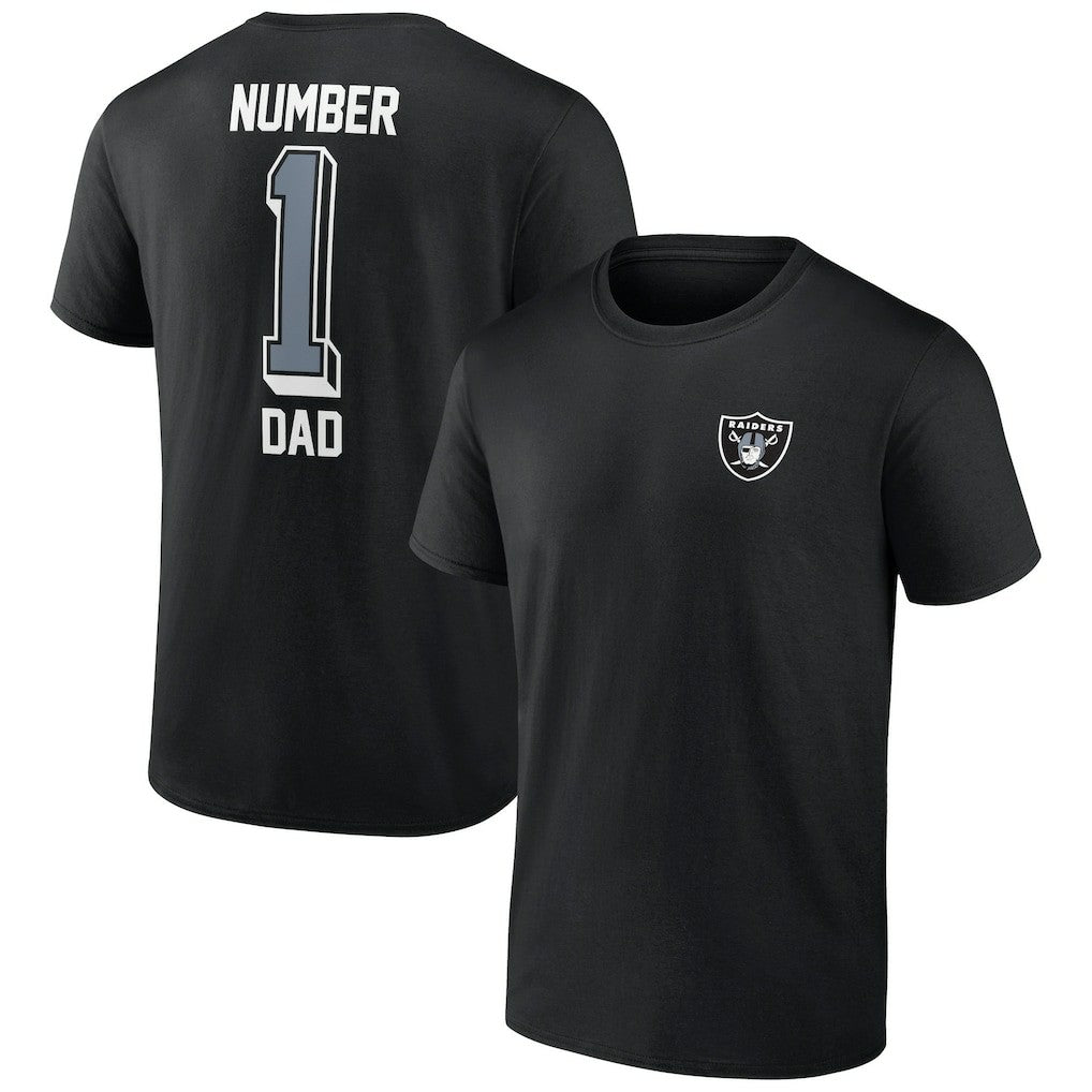 Las Vegas Raiders Number One Dad T-Shirt - Black online