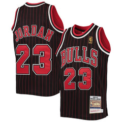 Michael Jordan Chicago Bulls Youth 1996-97 Hardwood Classics Authentic Jersey sale - Black/Red on sale