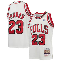 Michael Jordan Chicago Bulls Youth 1997/98 Hardwood Classics Authentic Jersey sale - White outlet