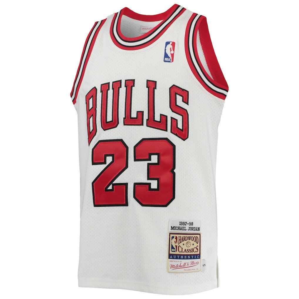 Michael Jordan Chicago Bulls Youth 1997/98 Hardwood Classics Authentic Jersey sale - White outlet
