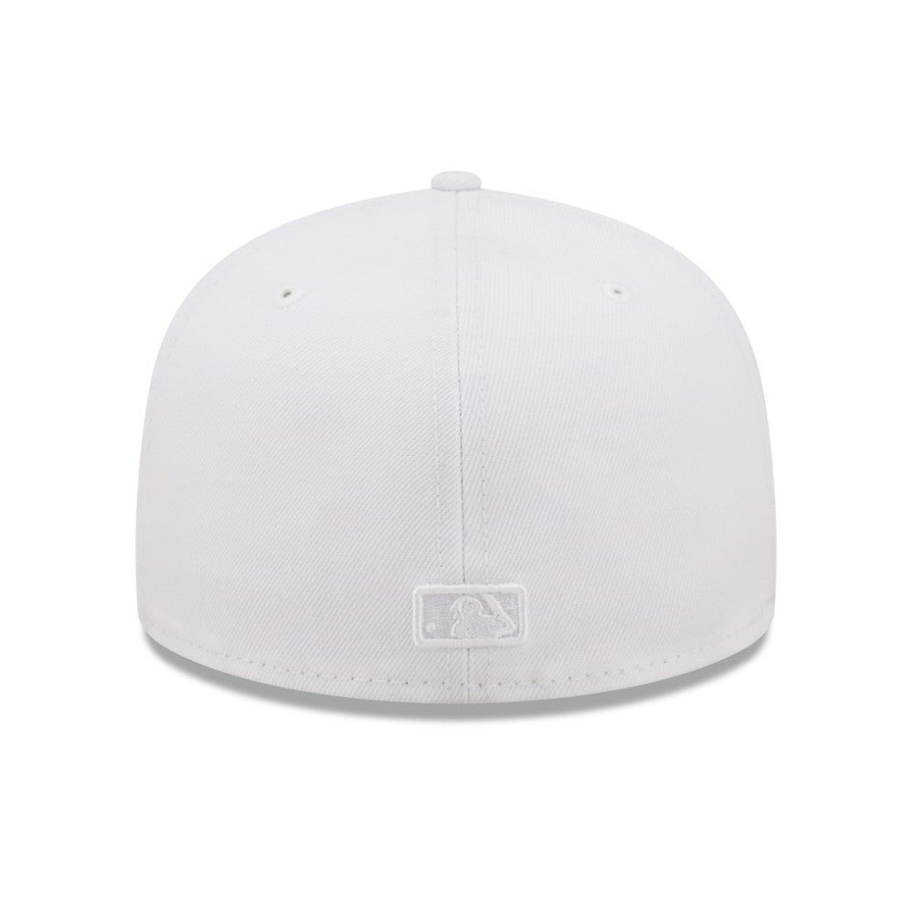 Colorado Rockies White on White 59FIFTY Fitted Hat