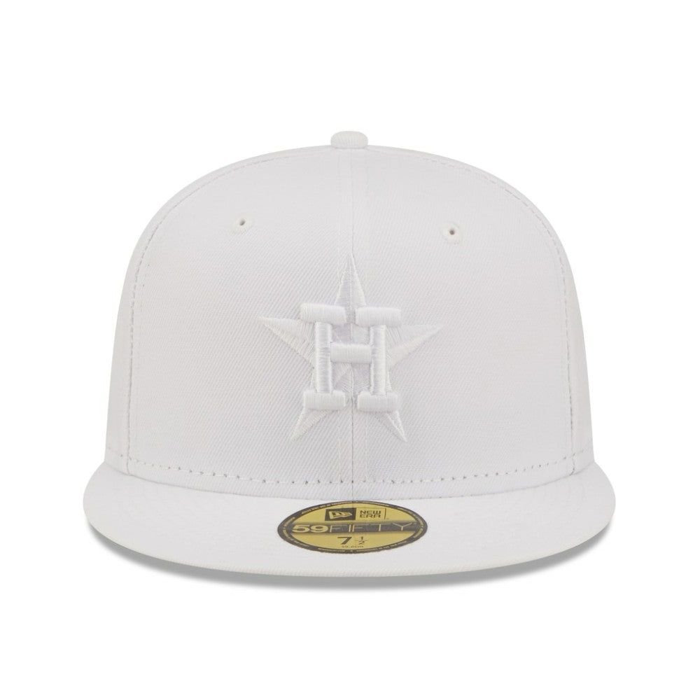 Houston Astros White on White 59FIFTY Fitted Hat