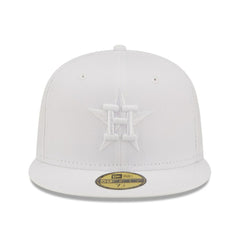 Houston Astros White on White 59FIFTY Fitted Hat