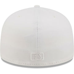 Chicago Cubs White on White 59FIFTY Fitted Hat
