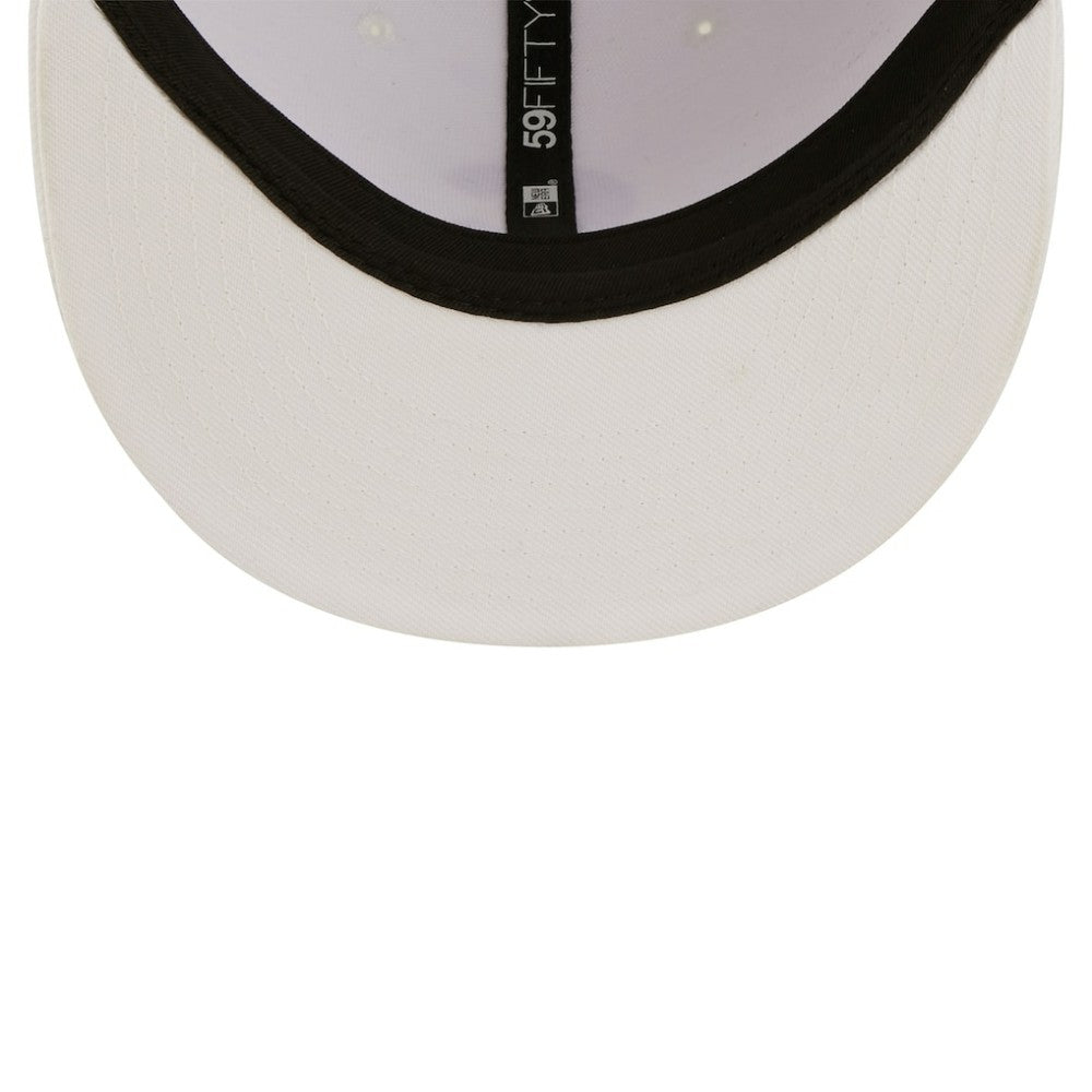 Chicago Cubs White on White 59FIFTY Fitted Hat