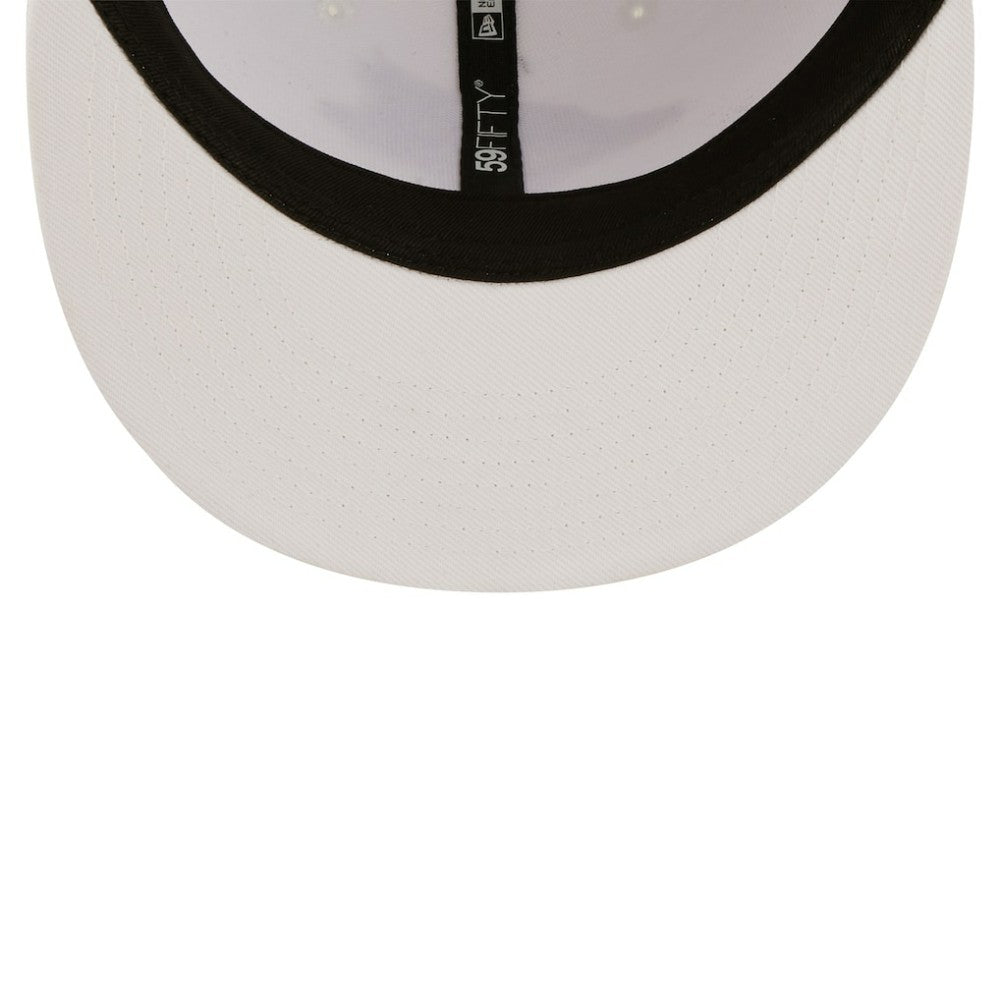 Toronto Blue Jays White on White 59FIFTY Fitted Hat