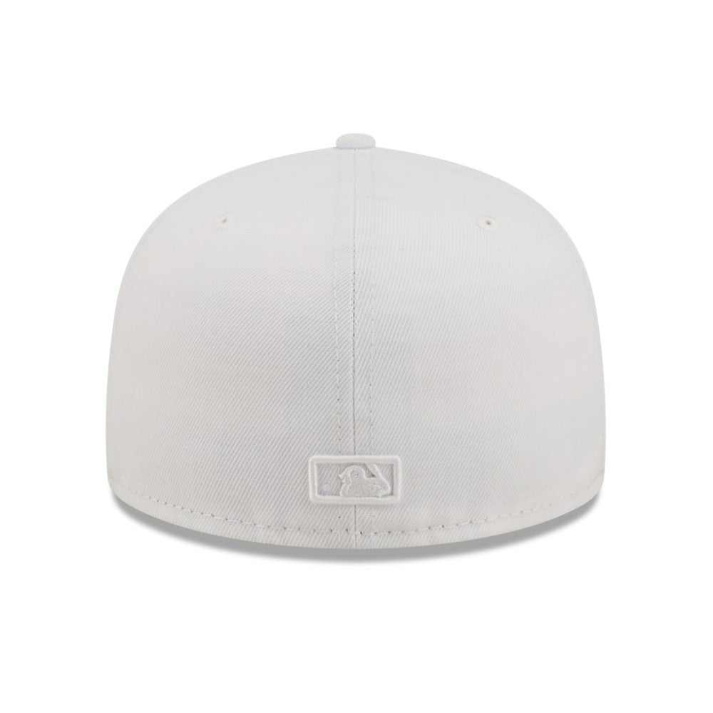 Athletics White on White 59FIFTY Fitted Hat