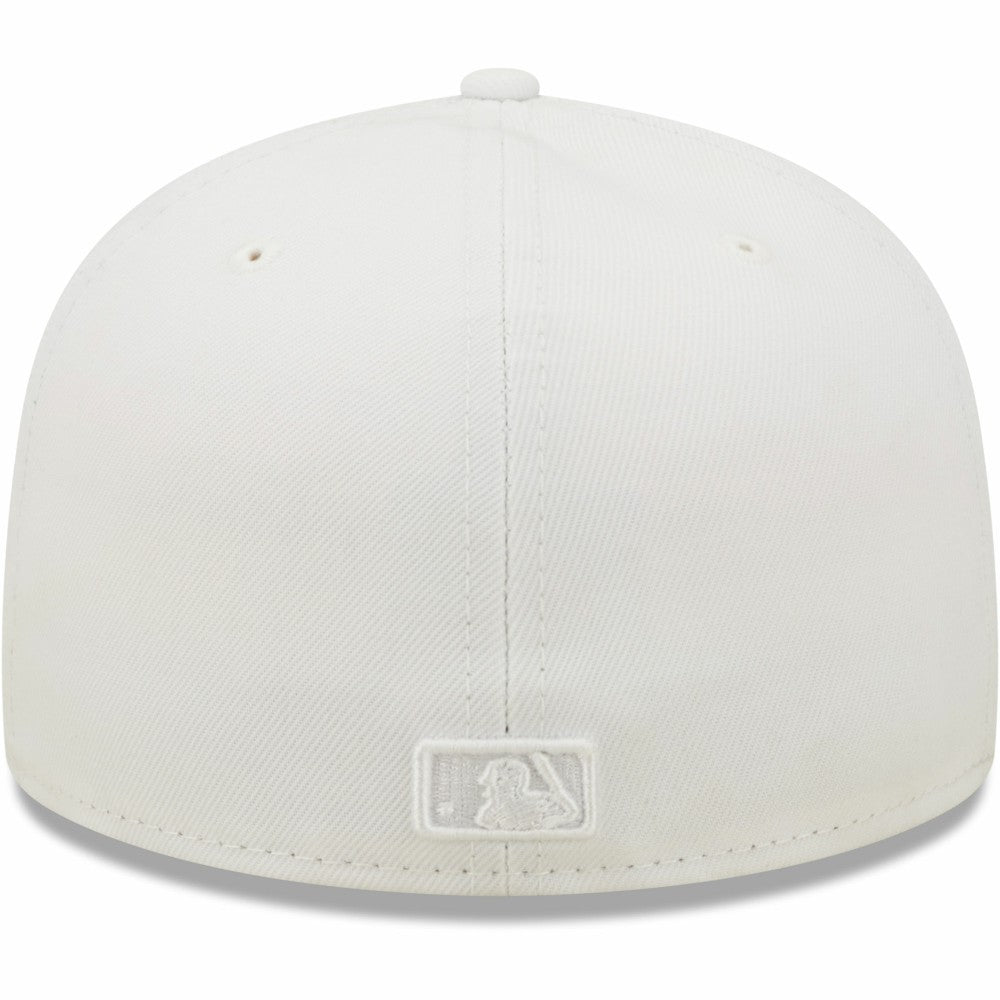 Cleveland Guardians White on White 59FIFTY Fitted Hat