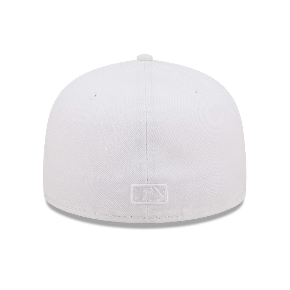 Los Angeles Angels White on White 59FIFTY Fitted Hat