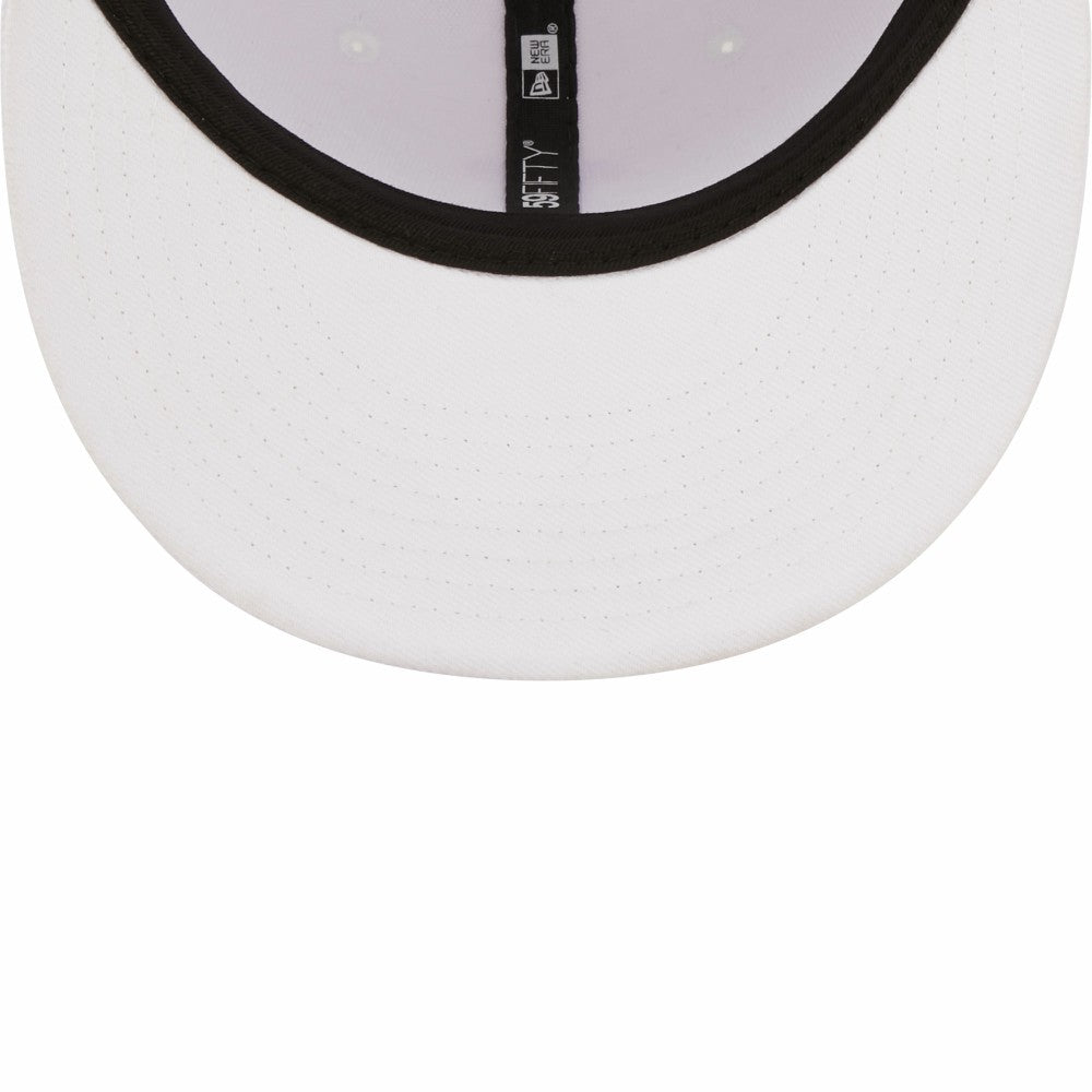 Los Angeles Angels White on White 59FIFTY Fitted Hat