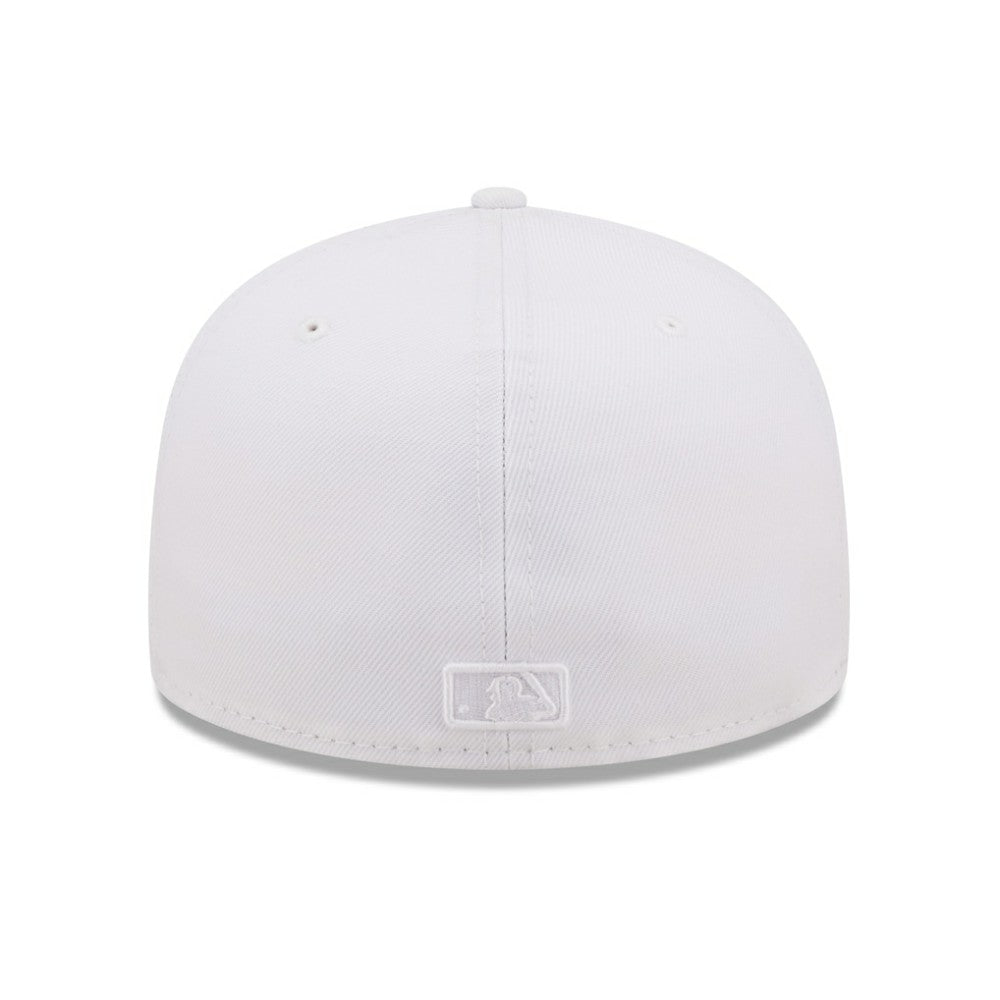 San Diego Padres White on White 59FIFTY Fitted Hat