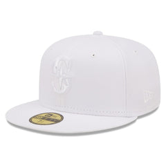 Seattle Mariners White on White 59FIFTY Fitted Hat