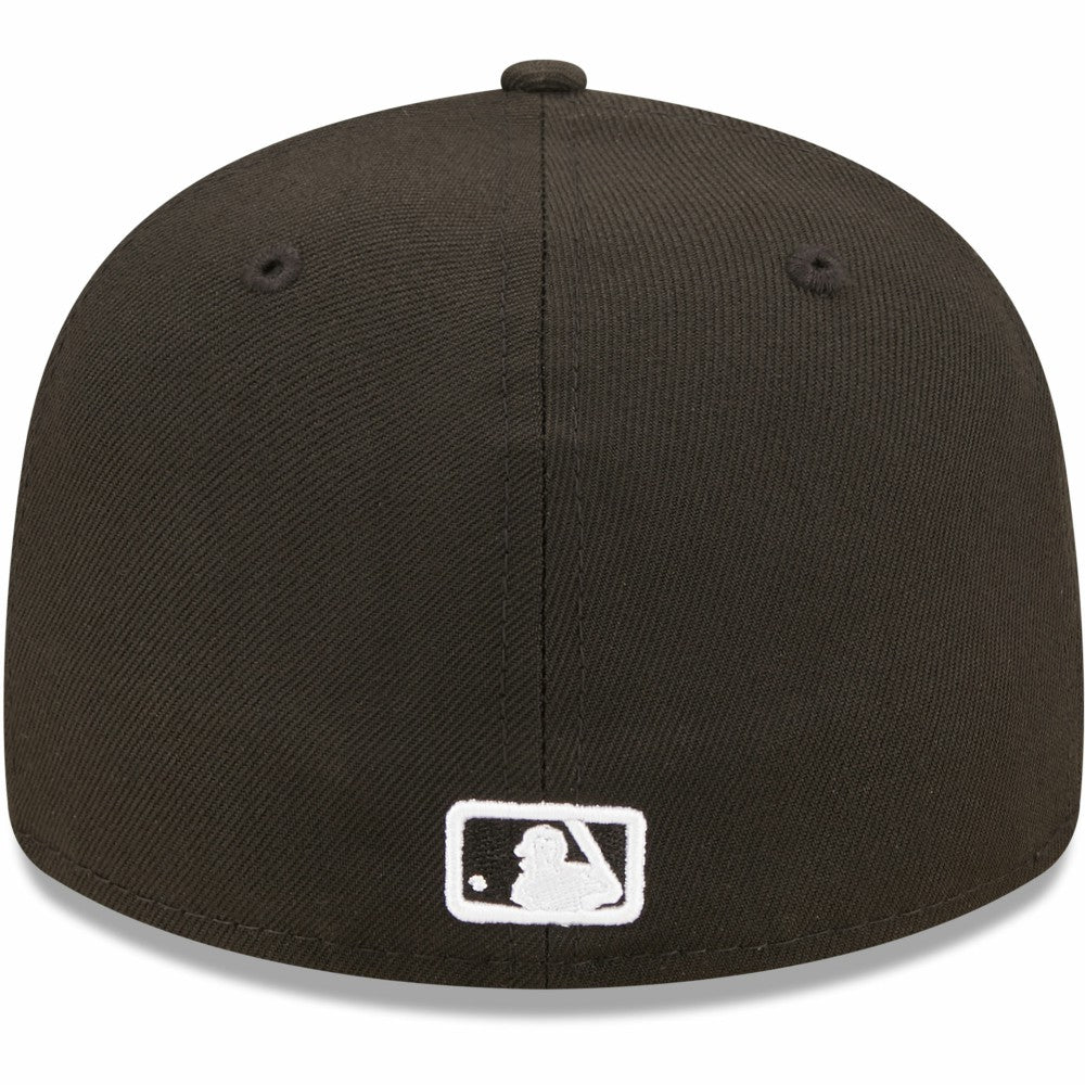 Milwaukee Brewers Black & White Low Profile 59FIFTY Fitted Hat