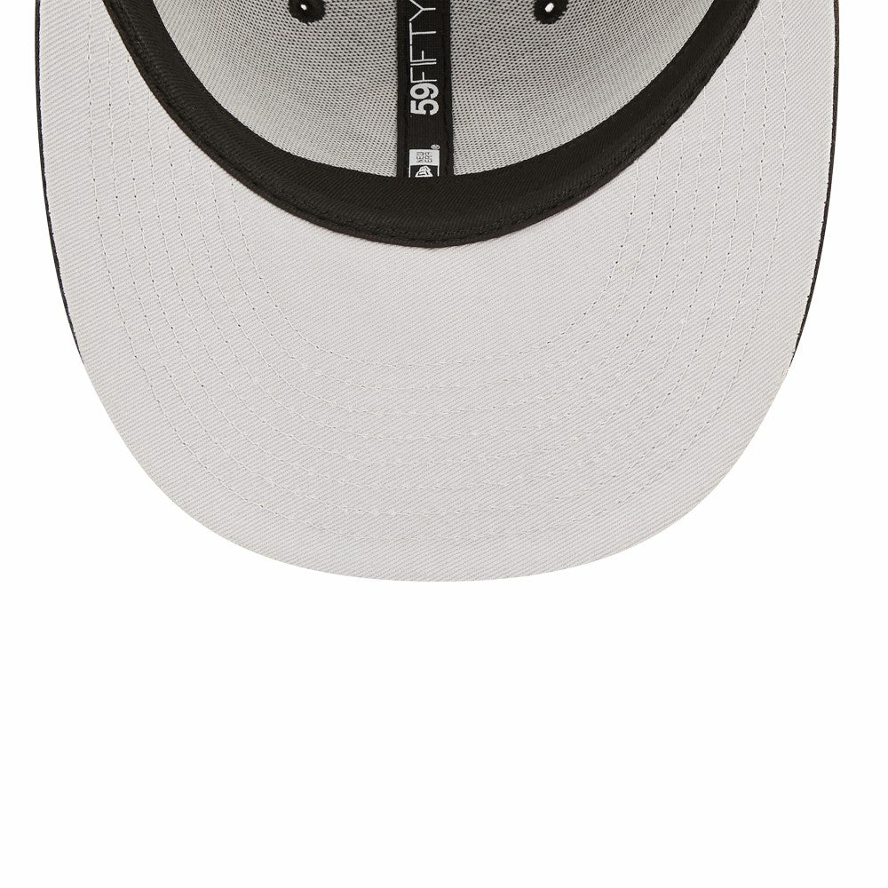 Milwaukee Brewers Black & White Low Profile 59FIFTY Fitted Hat