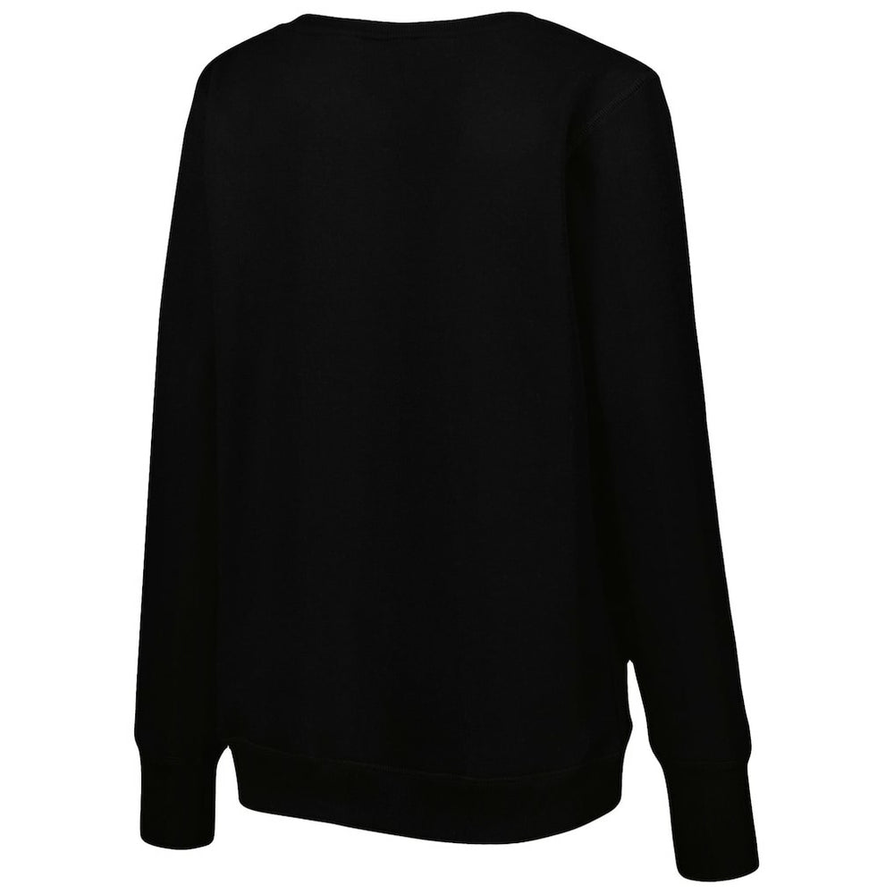 Washington Commanders Cuce Women's Sequin Logo V-Neck Pullover Sweatshirt - Black sale