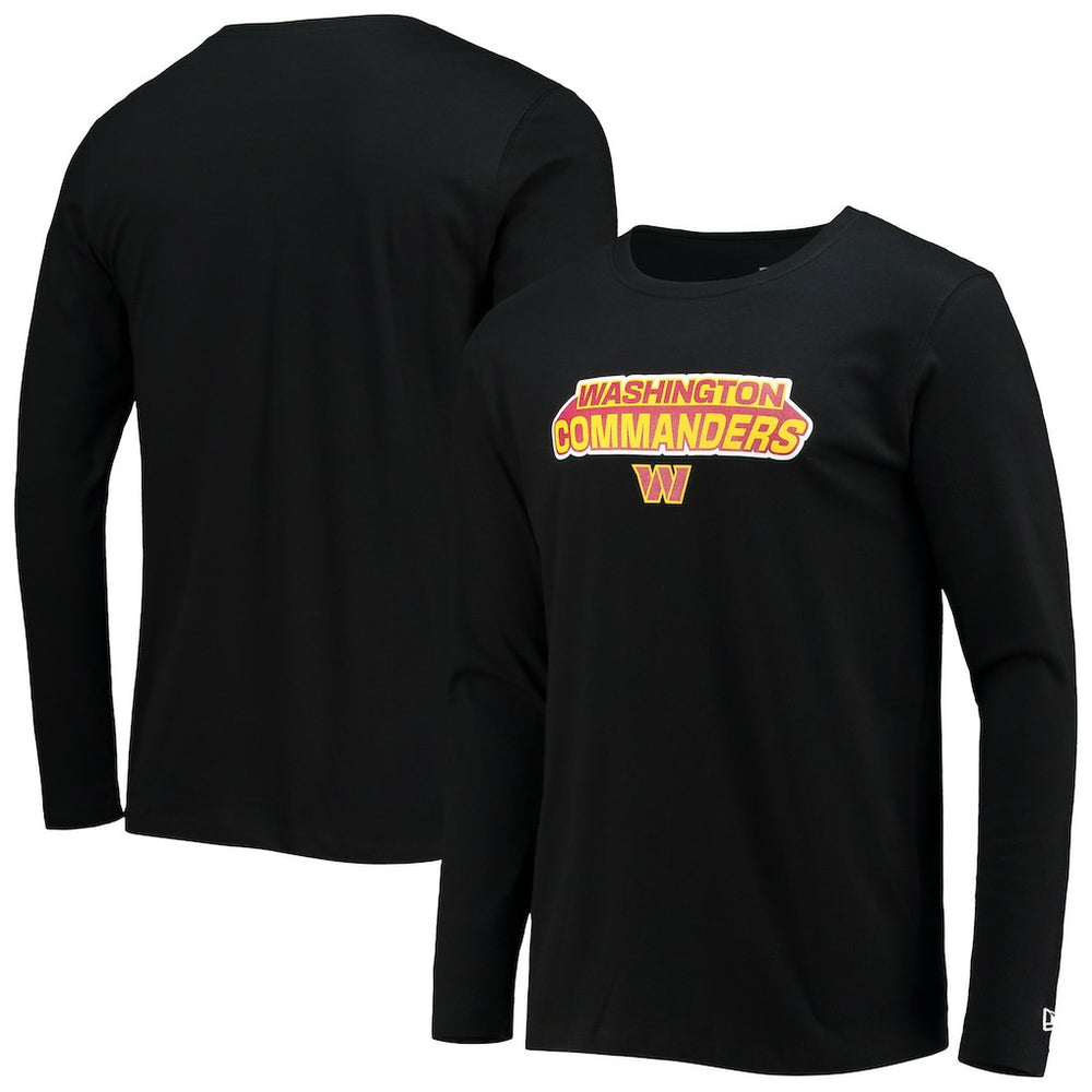 Washington Commanders New Era Long Sleeve T-Shirt - Black discount