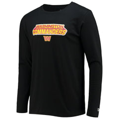 Washington Commanders New Era Long Sleeve T-Shirt - Black discount