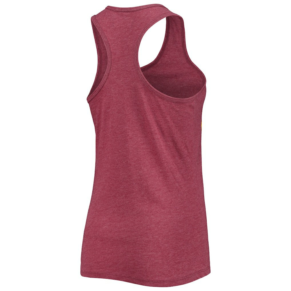 Washington Commanders New Era Women's Scoop Neck Racerback Tank Top - Burgundy for sale