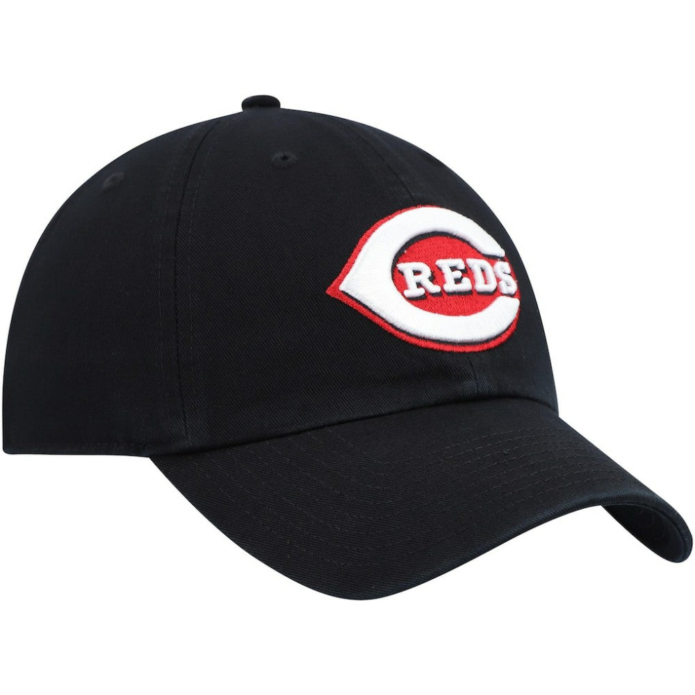 Cincinnati Reds Clean Up Adjustable Hat Black