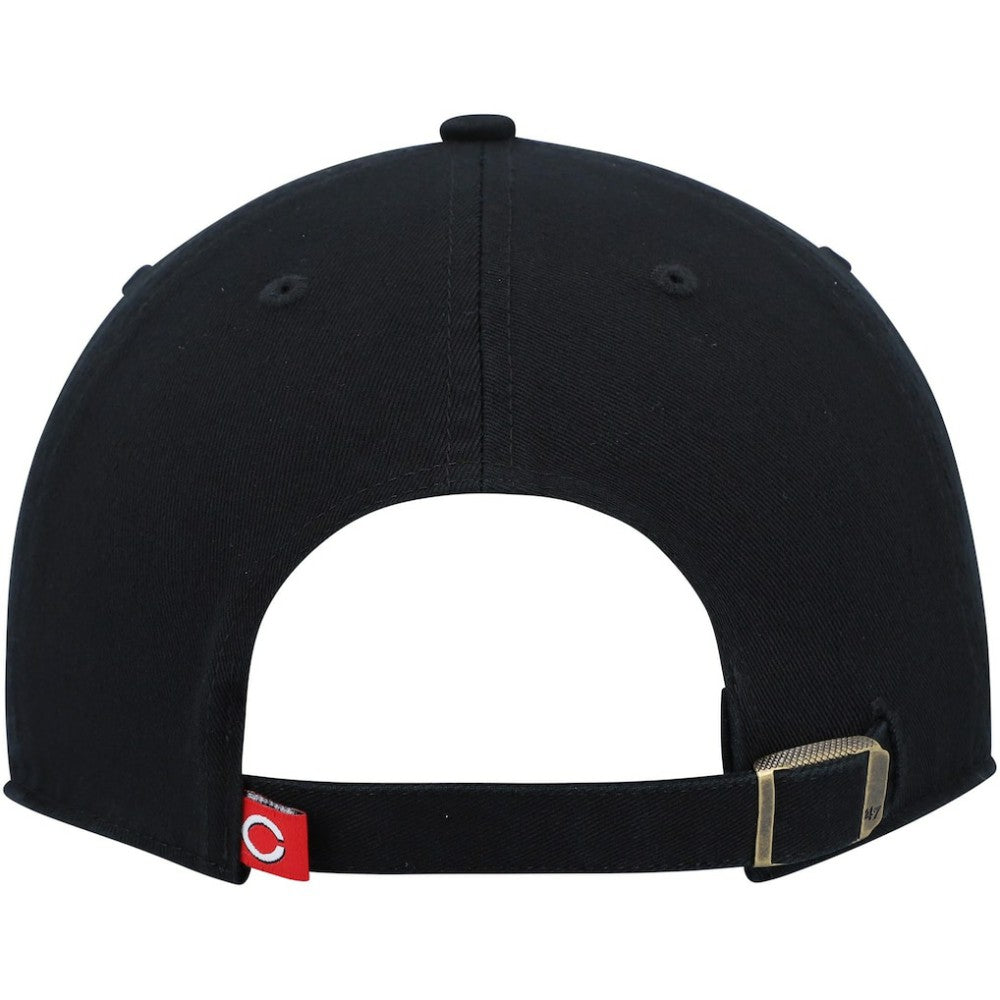 Cincinnati Reds Clean Up Adjustable Hat Black