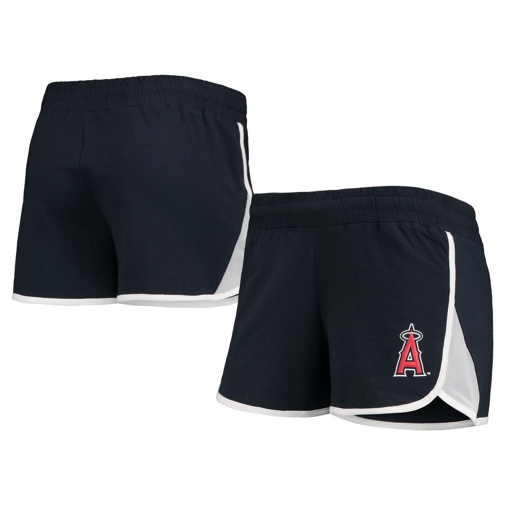 Los Angeles Angels Women's Stretch French Terry Shorts Navy