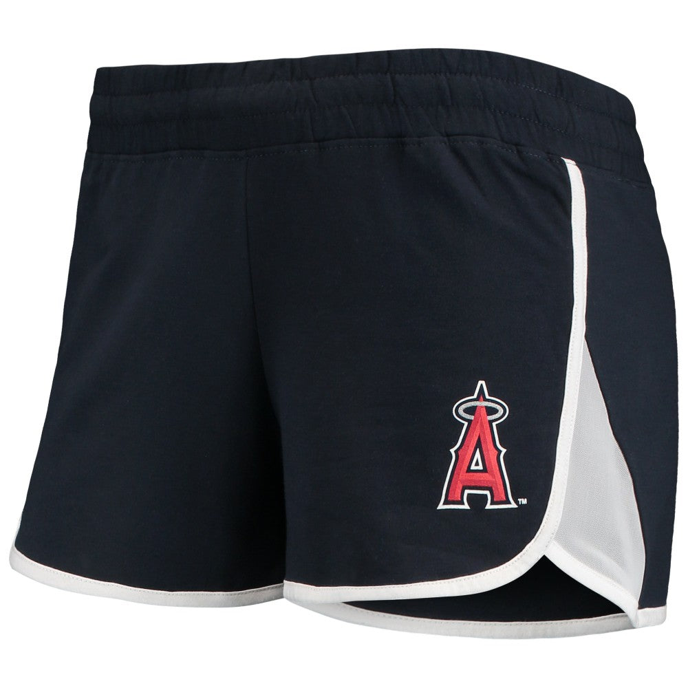 Los Angeles Angels Women's Stretch French Terry Shorts Navy