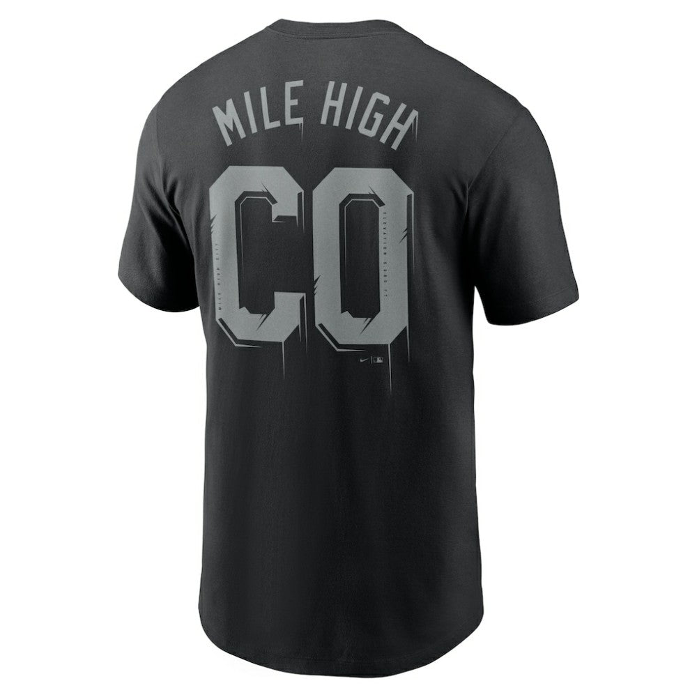 Colorado Rockies Mile High Local Team T-Shirt Black