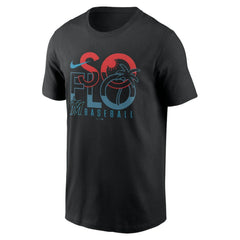 Miami Marlins So Flo Local Team T-Shirt Black