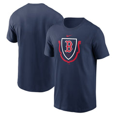 Boston Red Sox Crest Local Team T-Shirt Navy