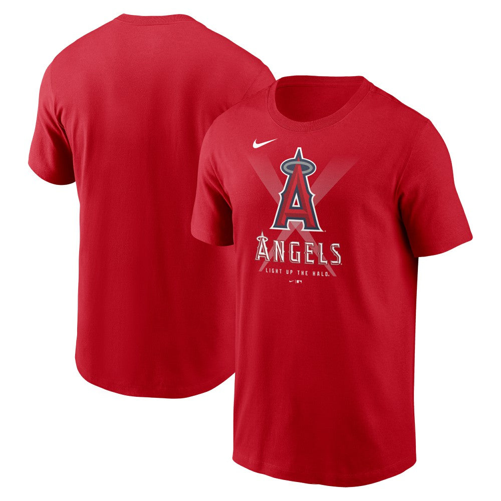 Los Angeles Angels Light Up the Halo Local Team T-Shirt Red