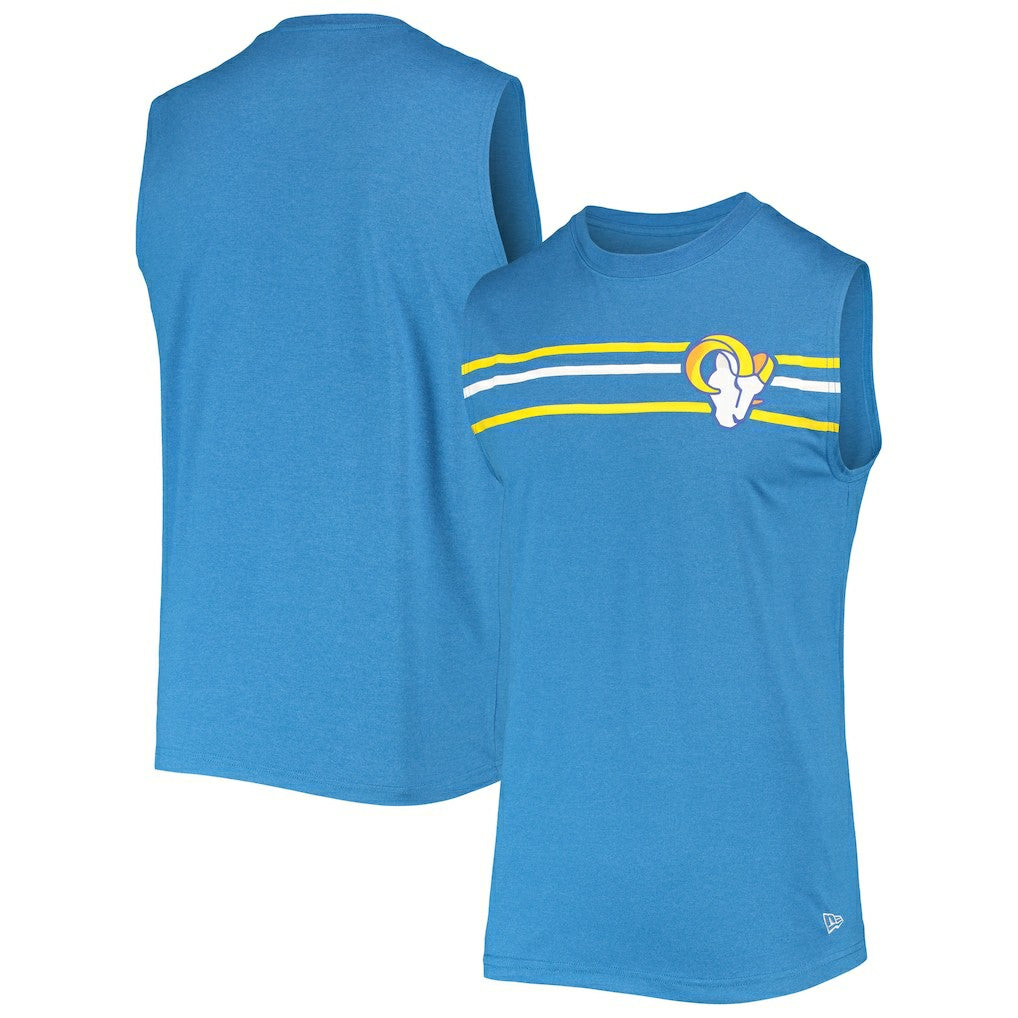 Los Angeles Rams New Era Brushed Sleeveless Tank Top - Royal online