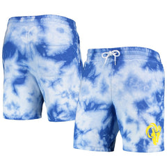 Los Angeles Rams New Era Tie-Dye Shorts - Royal on sale