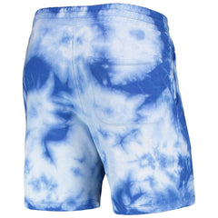 Los Angeles Rams New Era Tie-Dye Shorts - Royal on sale