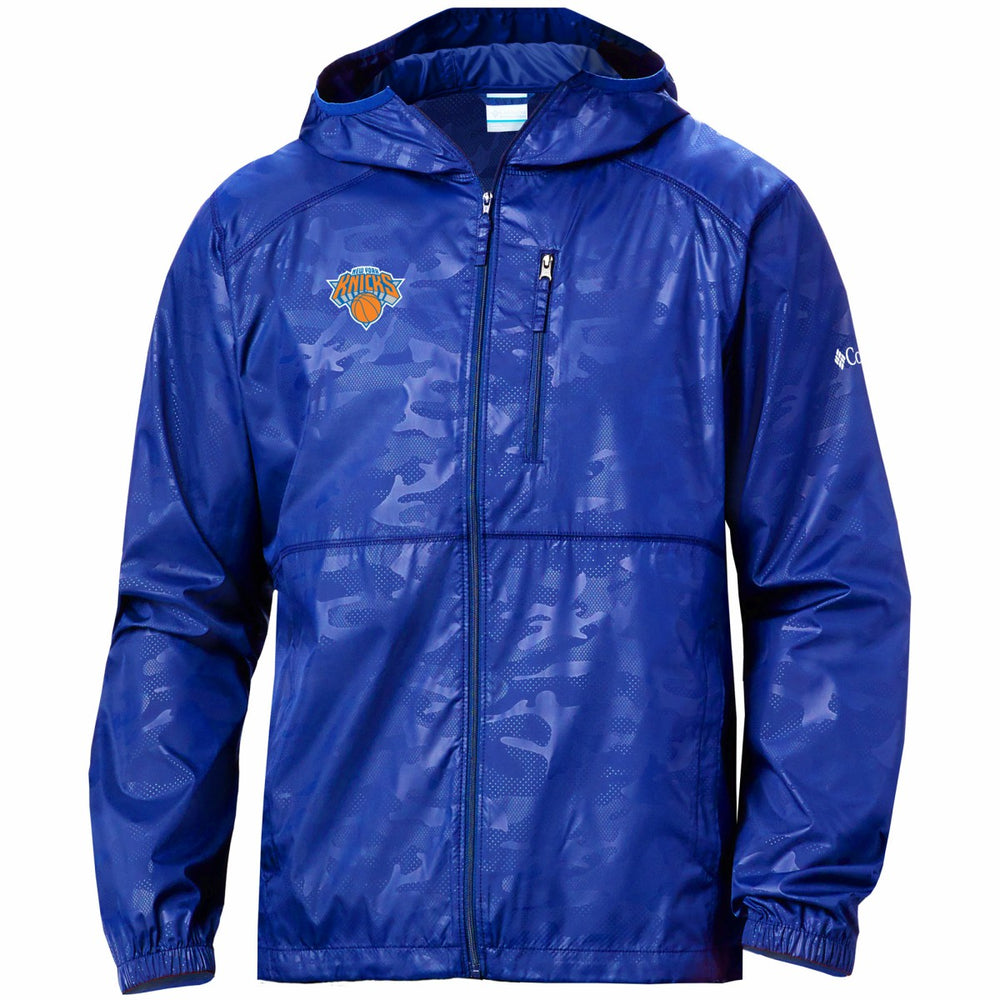 New York Knicks Camo Flash Forward Full-Zip Windbreaker Jacket - Blue for sale