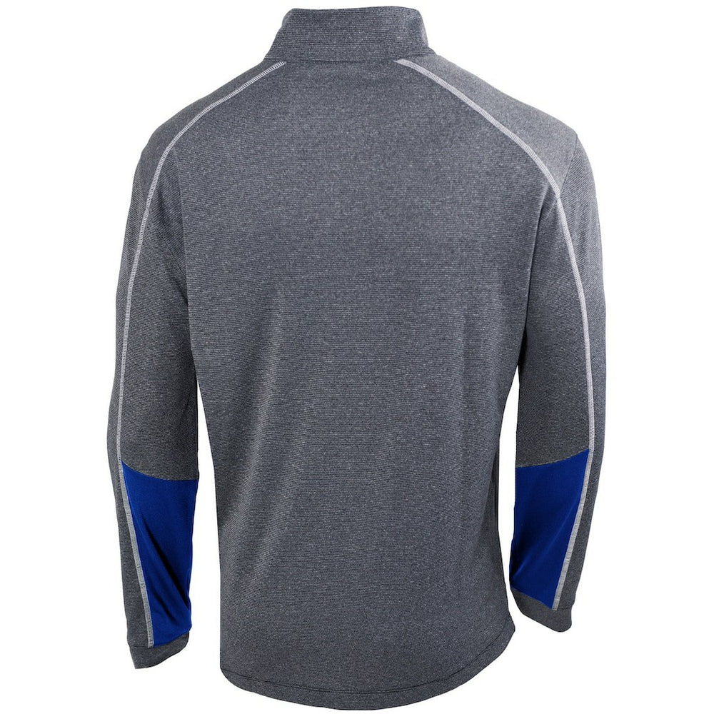 Detroit Pistons Omni-Wick Shotgun 2.0 Quarter-Zip Pullover Top sale - Heathered Gray/Blue cheap