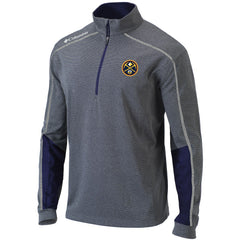 Denver Nuggets Omni-Wick Shotgun 2.0 Quarter-Zip Pullover Top sale - Heathered Gray/Navy cheap