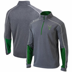Milwaukee Bucks Omni-Wick Shotgun 2.0 Quarter-Zip Pullover Top - Heathered Gray/Green sale