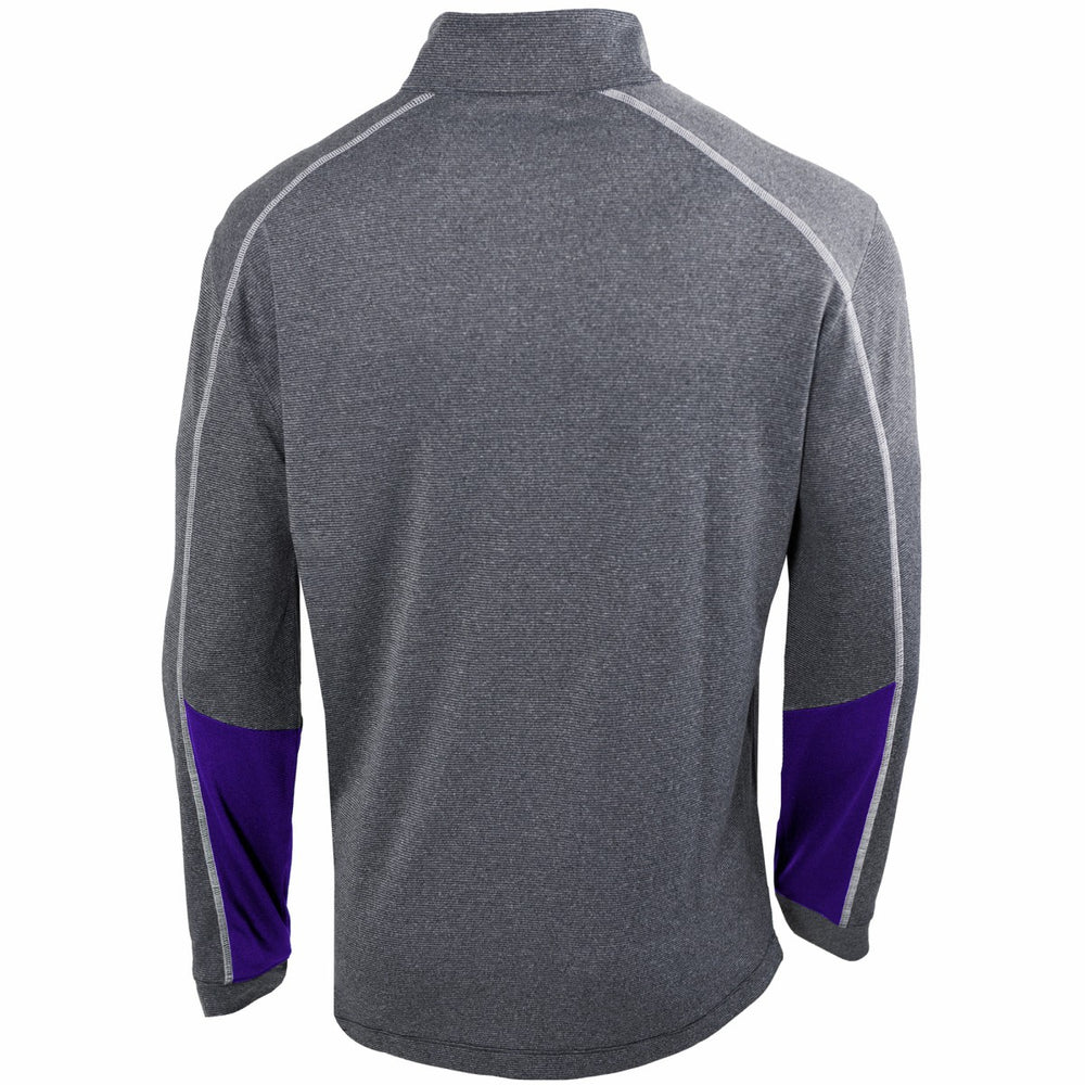 Phoenix Suns Omni-Wick Shotgun 2.0 Quarter-Zip Pullover Top - Heathered Gray/Purple for sale