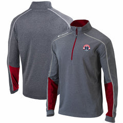 Washington Wizards Omni-Wick Shotgun 2.0 Quarter-Zip Pullover Top - Heathered Gray/Red on sale