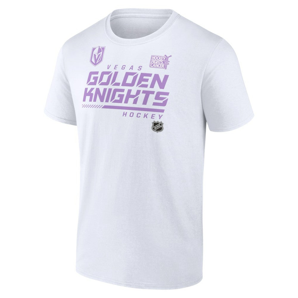 Vegas Golden Knights NHL Hockey Fights Cancer T-Shirt - White T-shirts