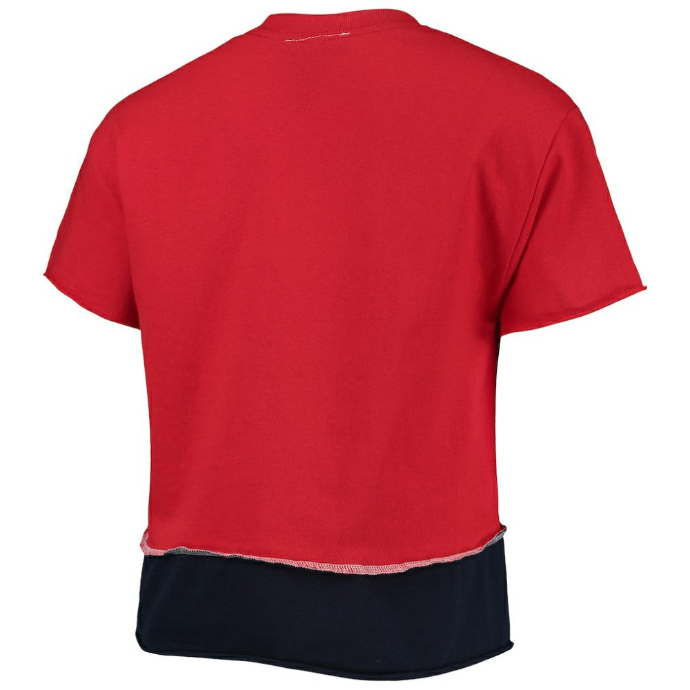 St. Louis Cardinals Refried Apparel Women's Cropped T-Shirt Red