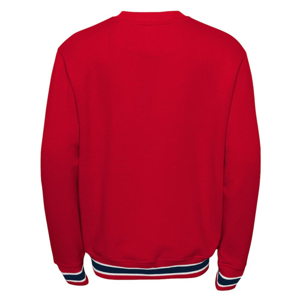Washington Capitals Youth Classic Blueliner Pullover Sweatshirt - Red Sweatshirts