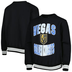 Vegas Golden Knights Youth Classic Blueliner Pullover Sweatshirt - Black Sweatshirts