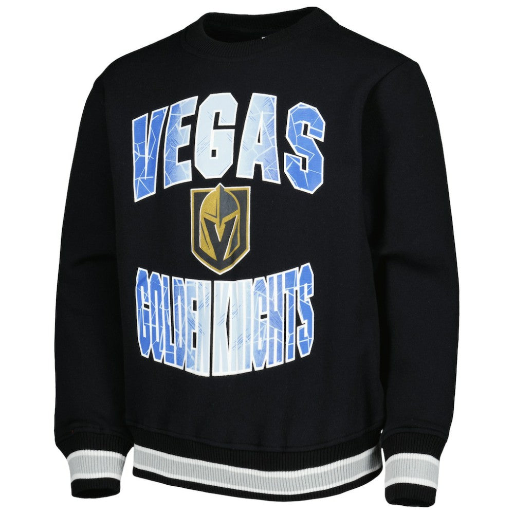Vegas Golden Knights Youth Classic Blueliner Pullover Sweatshirt - Black Sweatshirts