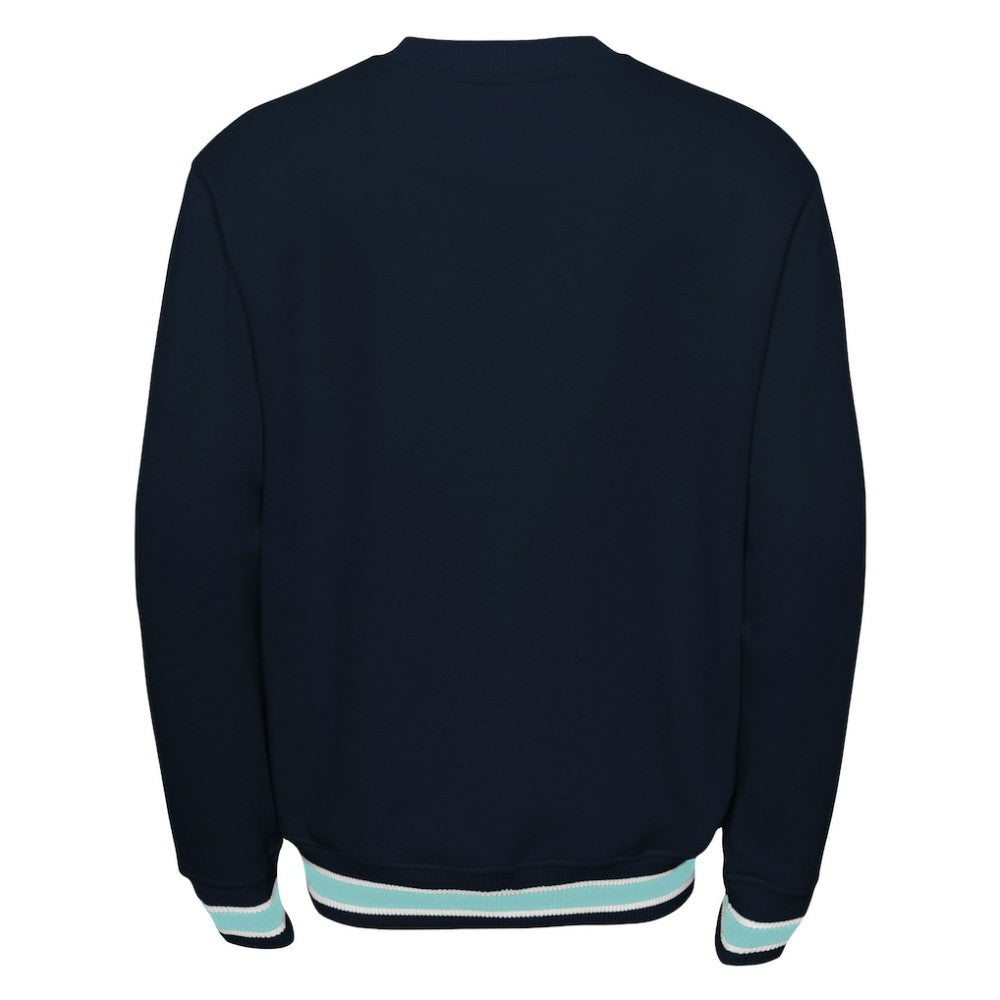 Seattle Kraken Youth Classic Blueliner Pullover Sweatshirt - Deep Sea Blue Sweatshirts